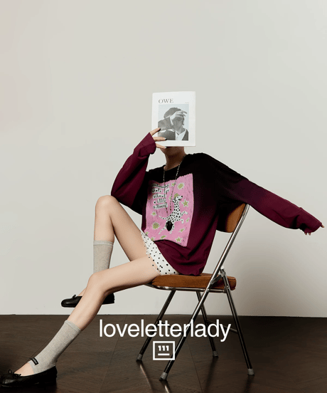 Gradient Dalmatian Print Long Sleeve T-Shirt