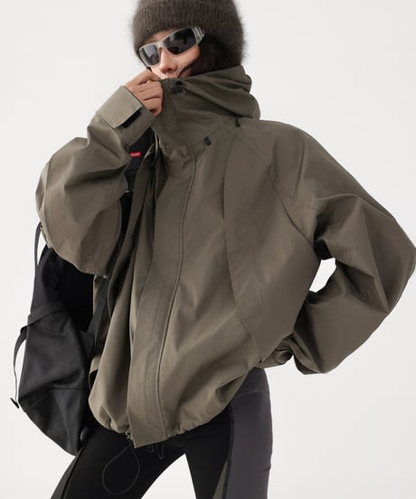 Oversized Tactical Outdoor Shell Jacket  / 2colors