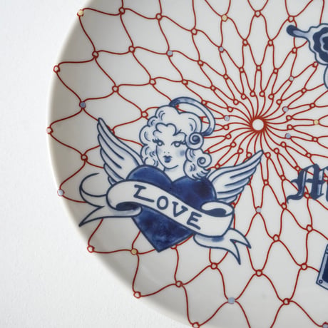 Tattoo Plate M / FLASH AND BLUE