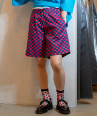 Block Check Shorts