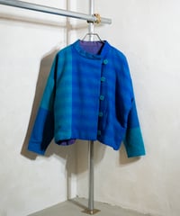 Asymmetric Button Jacket