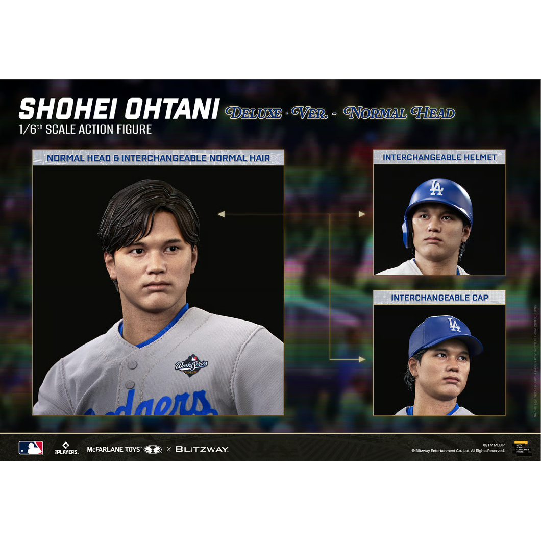 受注期間終了】MLB公式／大谷翔平アクションフィギュア「DELUXE」VER
