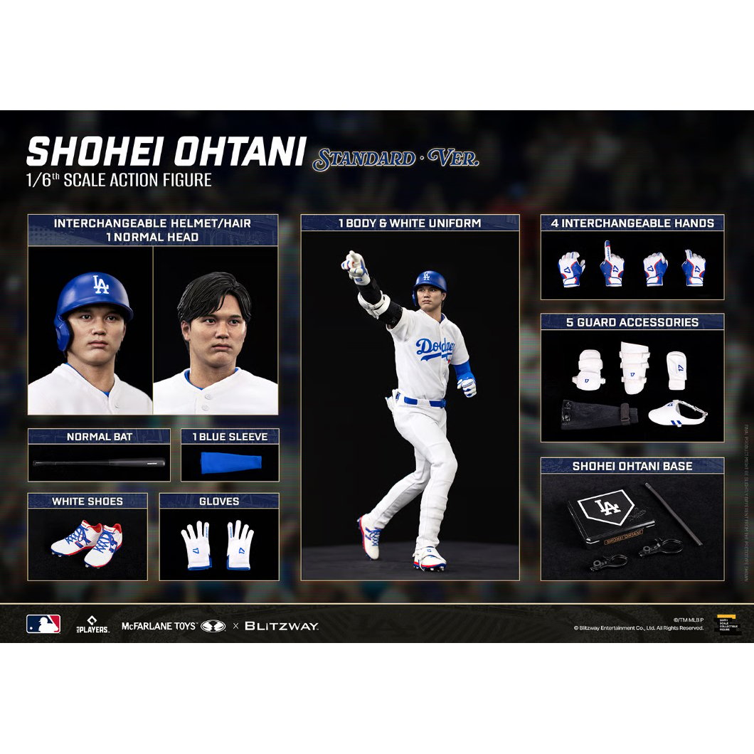 8月24日まで受注受付】 MLB公式／大谷翔平アクションフィギュア