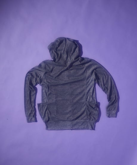 Loose fit hooded cardigan (Gray)