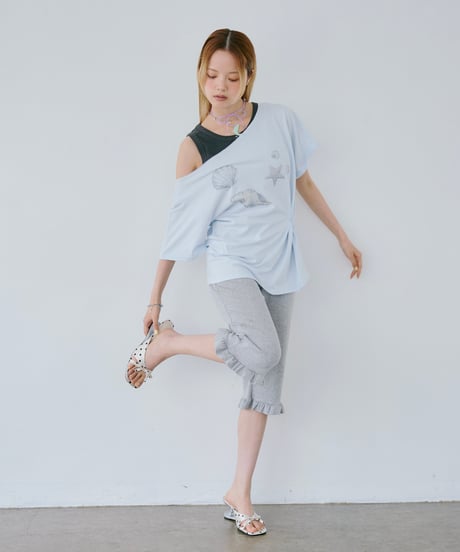 Shell Capri Pants（Gray）