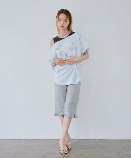 Shell Capri Pants（Gray）