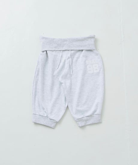 Logo cropped sweat pants（Gray）