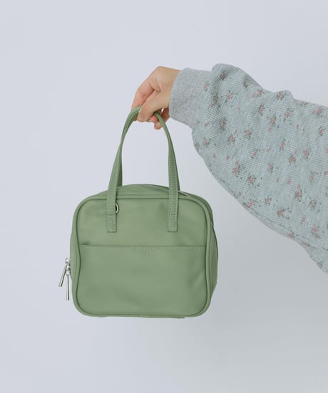 Puffy mini boston bag