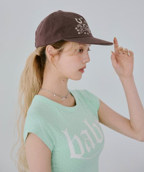 Pony House Ball Cap（Brown）