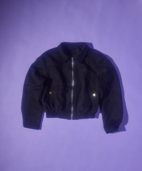 Vintage suede cropped jacket