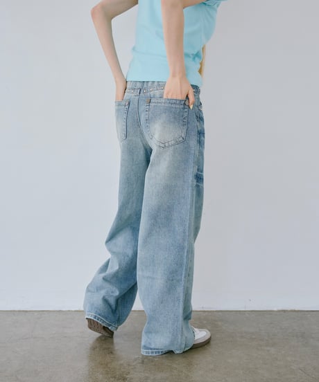 Studded Wide Leg Jeans