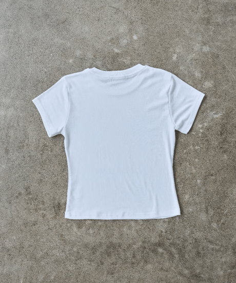 Little Pony Printed Baby Tee（white）