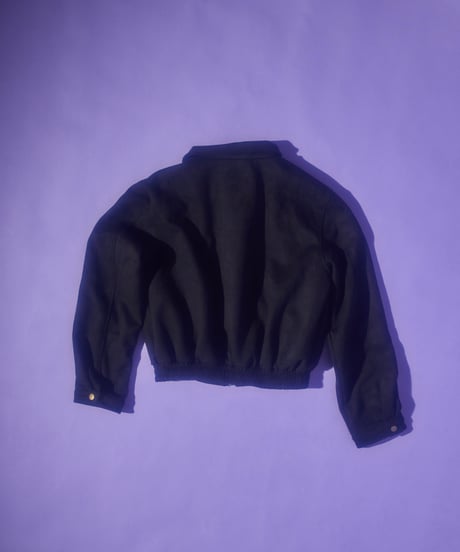 Vintage suede cropped jacket