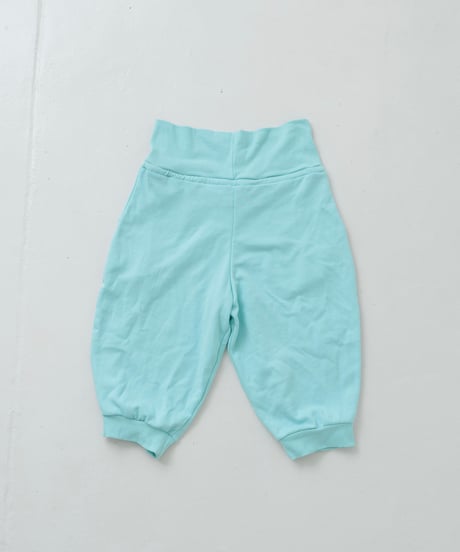 Logo cropped sweat pants（Mint）