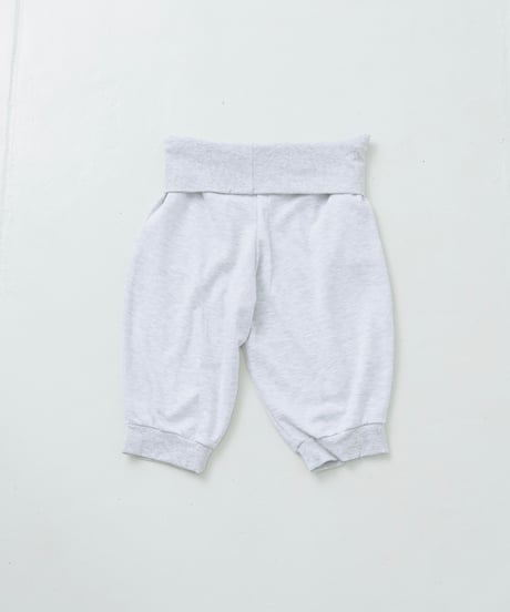 Logo cropped sweat pants（Gray）