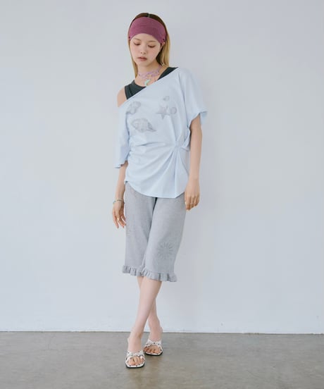 Starfish One Shoulder Twist Tee