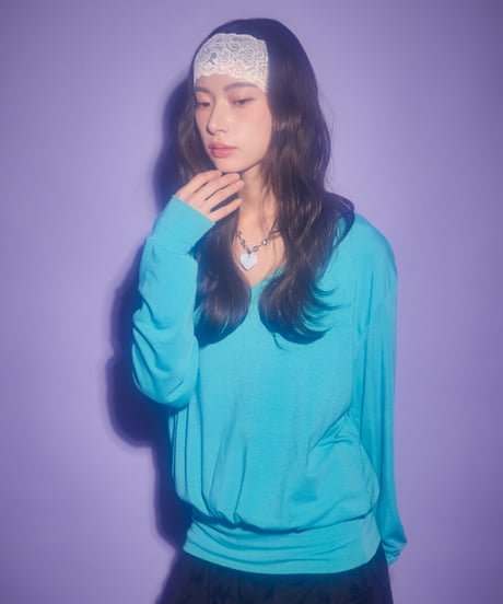 Soft drape V-neck top