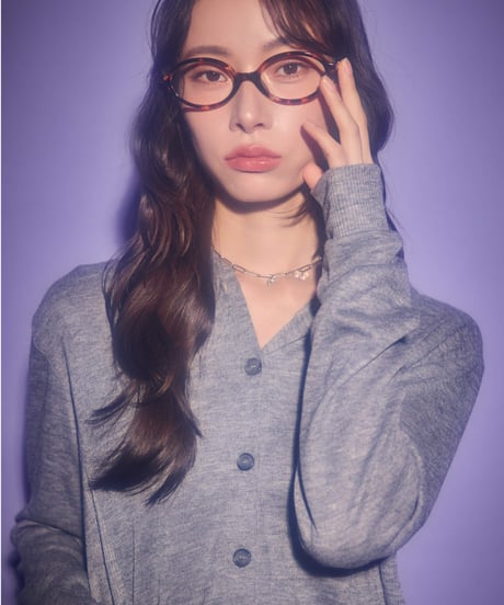 Loose fit hooded cardigan (Gray)
