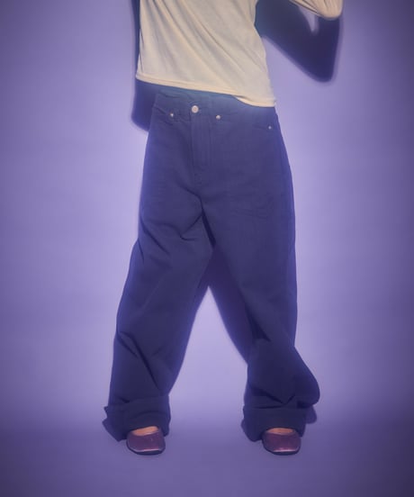 Loose fit straight pants