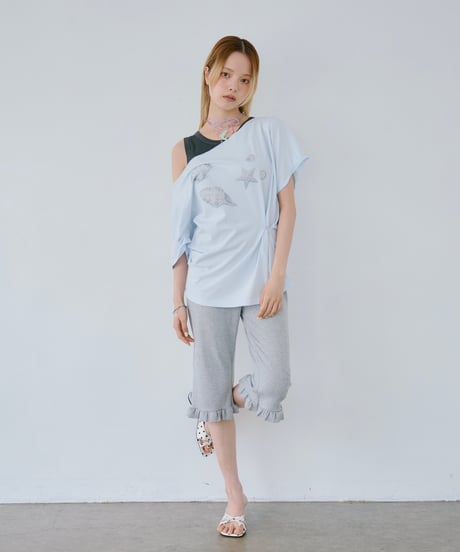 Shell Capri Pants（Gray）