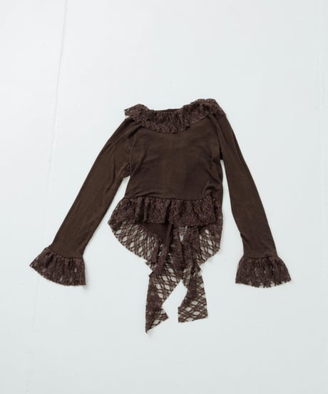 Lace trim cardigan