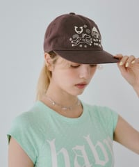 Pony House Ball Cap（Brown）