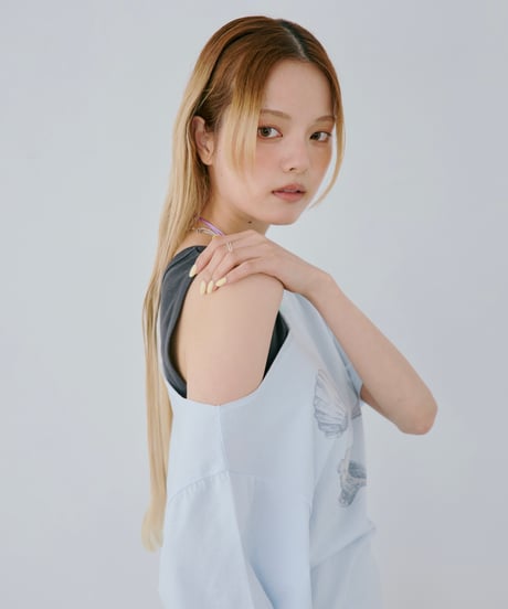 Starfish One Shoulder Twist Tee