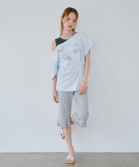 Shell Capri Pants（Gray）