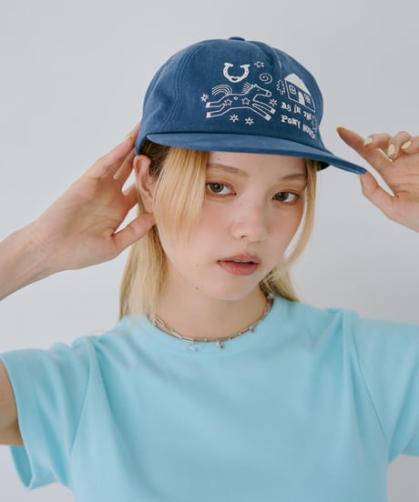 Pony House Ball Cap（Navy）