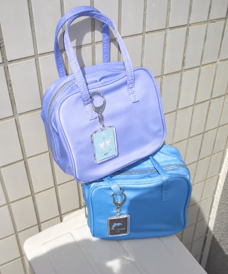 Puffy mini boston bag (Pastel purple)