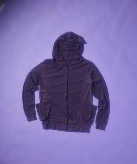 Loose fit button cardigan (Purple)
