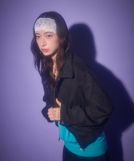 Vintage suede cropped jacket