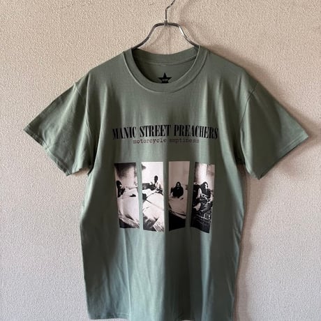 【公式新品】MANIC STREET PREACHERS - MOTORCYCLE COVER GREEN マニックストリートプリーチャーズTシャツ