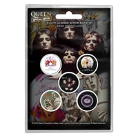【公式新品】QUEEN - EARLY ALBUMS BUTTON BADGE PACK クイーン グッズ