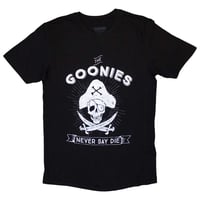 【公式新品】 THE GOONIES - NEVER SAY DIE BLACK グーニーズTシャツ