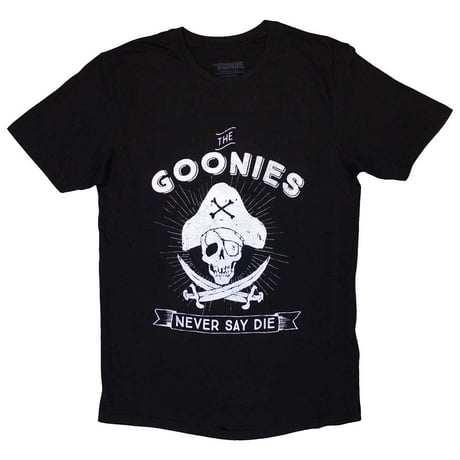 【公式新品】 THE GOONIES - NEVER SAY DIE BLACK グーニーズTシャツ