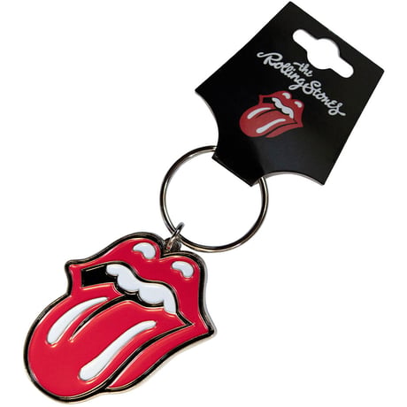 【公式新品】THE ROLLING STONES - CLASSIC TONGUE METAL KEYCHAIN ザローリングストーンズ グッズ