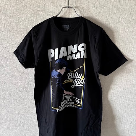 【公式新品】BILLY JOEL - THE PIANO MAN BLACK ビリージョエル tシャツ