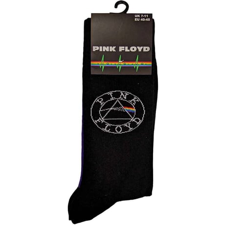 【公式新品】PINK FLOYD - SPECTRUM SOLE BLACK ANKLE SOCKS (UK SIZE 7-11) ピンクフロイド グッズ