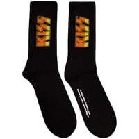 【公式新品】KISS - CLASSIC LOGO BLACK TERRY SOCKS (UK SIZE 7-11)  キッス グッズ