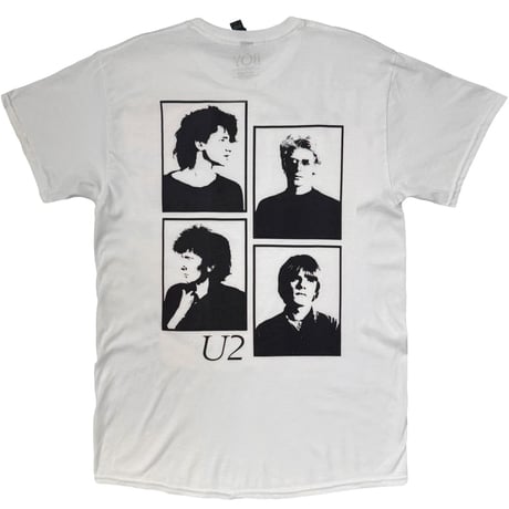 【公式新品】U2 - BOY WHITE (Back Print) U2 Tシャツ