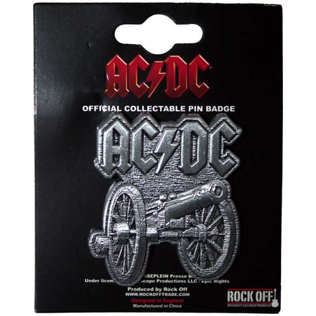 【公式新品】AC/DC - FOR THOSE ABOUT TO ROCK PIN BADGE acdc グッズ