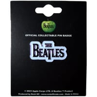 【公式新品】THE BEATLES - DROP T LOGO (BLACK) PIN BADGE ザビートルズ グッズ