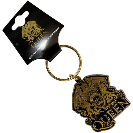 【公式新品】QUEEN - GOLD CREST KEYCHAIN クイーン グッズ