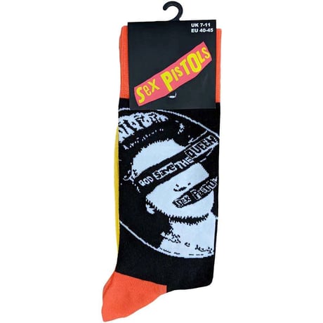 【公式新品】THE SEX PISTOLS - GOD SAVE THE QUEEN BLACK ANKLE SOCKS (UK SIZE 7-11) セックスピストルズ グッズ