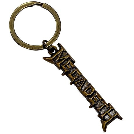 【公式新品】MEGADETH - GOLD LOGO v2 KEYCHAIN メガデズ グッズ