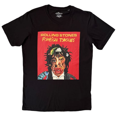 【公式新品】THE ROLLING STONES - FOREIGN TONGUES BLACK ザローリングストーンズ Tシャツ