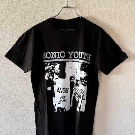 【公式新品】SONIC YOUTH - ANGRY BLACK ソニックユースTシャツ