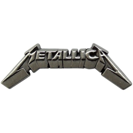 【公式新品】METALLICA - 3D LOGO PIN BADGE メタリカ グッズ