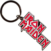 【公式新品】IRON MAIDEN - STACKED LOGO KEYCHAIN アイアンメイデン グッズ
